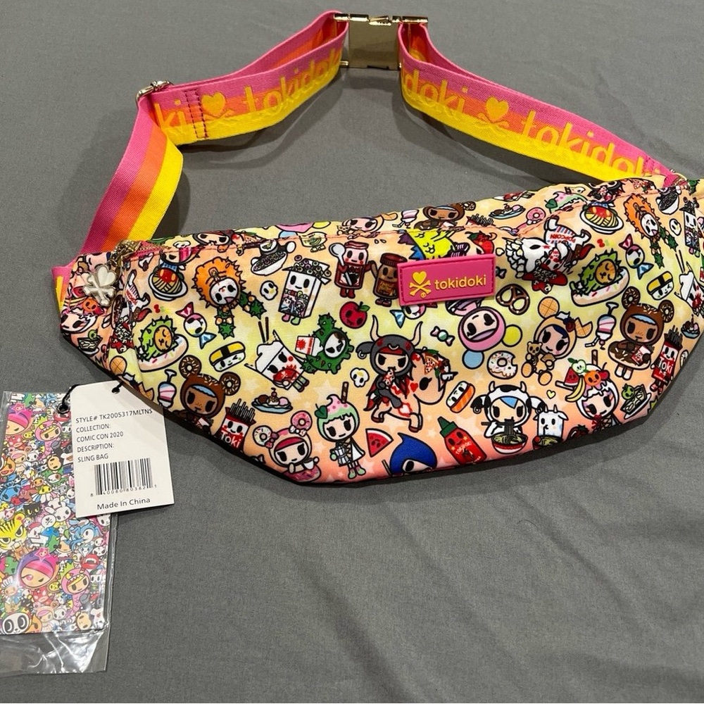 Tokidoki sling bag NWT pink orange yellow super cute